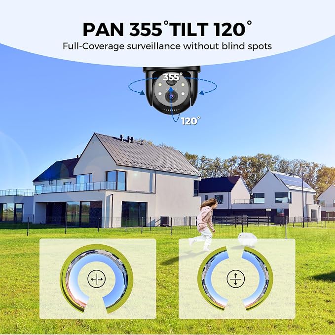 LITYMOL 4G LTE Cellular Solar Security Cameras Wireless Outdoor, No WiFi Cameras - Image 8