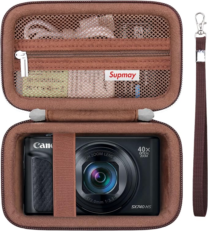 Hard Carrying Case for Canon PowerShot SX740 HS/ SX730 HS/ SX720 HS/ SX620 HS/ by Supmay