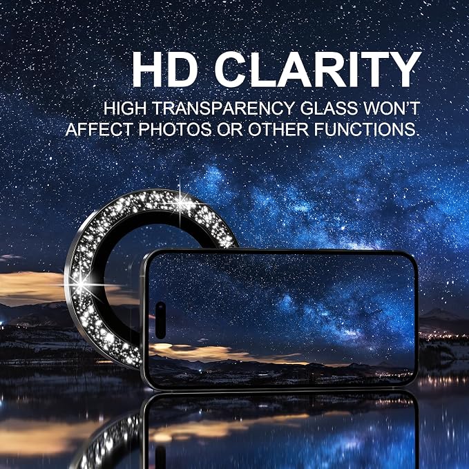 Choiche Compatible for iPhone 16 Pro/iPhone 16 Pro Max Camera Lens Protector - Image 4