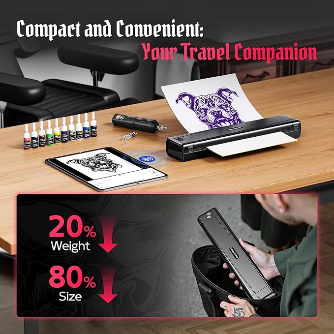 TATTMUSE 2026 New Version Tattoo Stencil Printer Machine - Image 4
