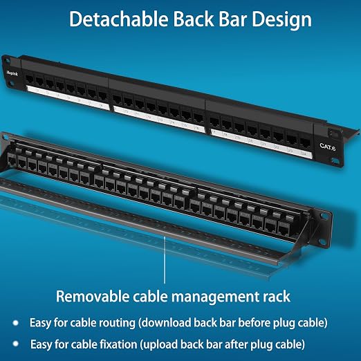 Rapink Patch Panel 24 Port Cat6 - Image 5