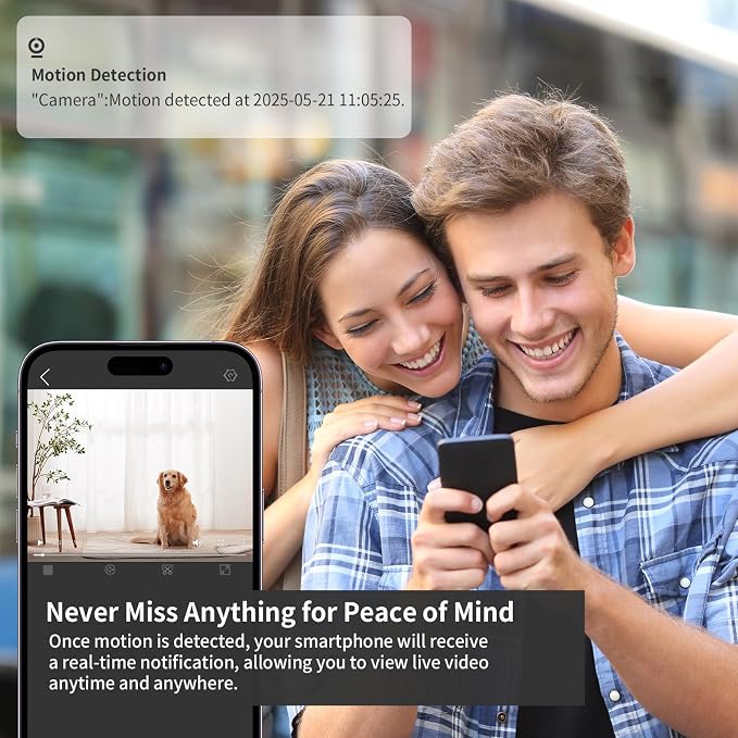 Indoor Camera 2K Cameras for Home Security, 24/7 Live Video, 2 Way Audio - Image 6
