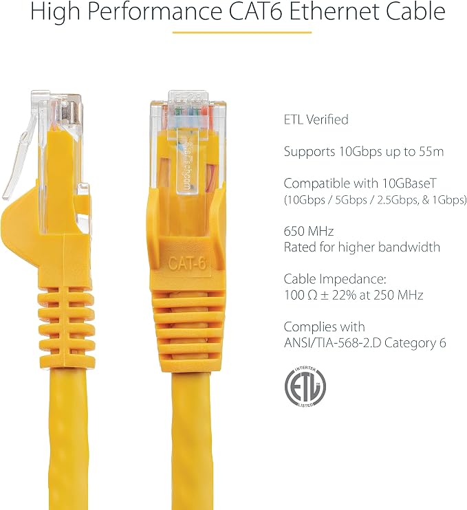 StarTech 50ft CAT6 Ethernet Cable - Image 2
