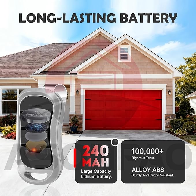 3X Genie Garage Door Opener Remote G3T-A G3T-R G3T-BX Intellicode【10-Year-Warranty】