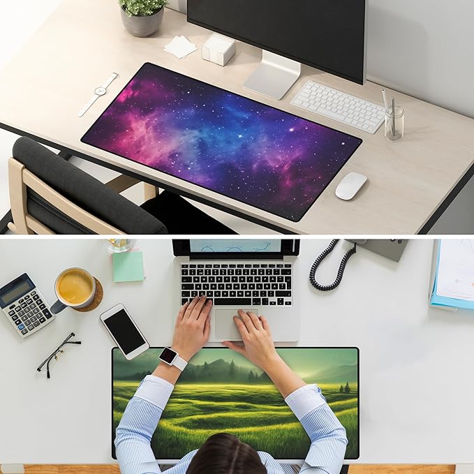 Ships Next Day, USA Made - Customizable Photo Mouse Pad - Neoprene Rectangle Shape for Gaming Desk Accessory or Décor for Office - Upload Your Own Image for a Personalized and Thoughtful Gift