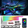 Dreamcolor Acrylic Car Lights, 6 in 1 LED Strip Lights by WEBUPAR