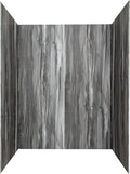Palisade 78in x 60in x 30in Waterproof Vinyl Shower Surround Kit with Accessories in Urban Cliff
