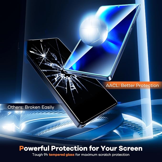 AACL 3-Pack for Samsung Galaxy S25 Ultra Screen Protector Tempered Glass - Image 4