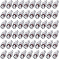 F to BNC Connector 59 Pcs BNC Male Plug to F Female Jack Coax Adapter 75 Ohm by Unknown