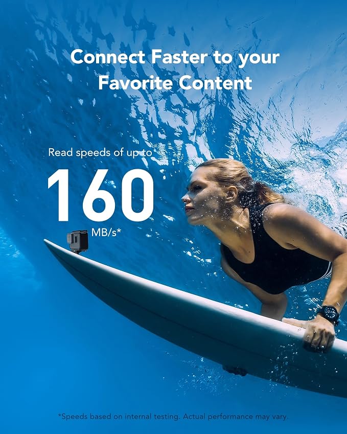 Lexar 256GB 2 Pack Blue Micro SD Card Up to 160MB/s, microSDXC UHS-I Memory Card - Image 3