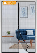 Yotache Screen Doors with Magnets Fits Door Size 36 x 96, Screen Size 38" x 97" Heavy Duty Screen Door Enjoy Fresh Air Black