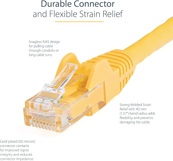 StarTech 15ft CAT6 Ethernet Cable - Image 3