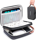 Luxtude Electronics Organizer Travel Case, Portable Tech Organizer for Working/Travelling, Sturdy Hard Cases for Electronics/Charger/Mouse/Hard Drive, Case Only
