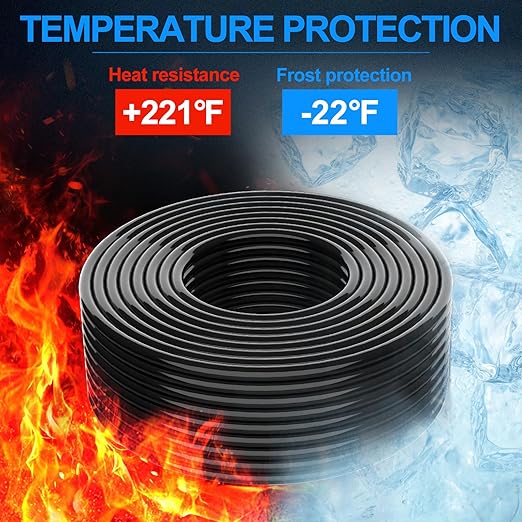 NAOEVO 18 Gauge Wire 6 Conductor Electrical Wire, 18 AWG Stranded PVC Cord, 12V Low Voltage/Tinned Copper/Flexible Cable for Automotive Wiring, Lamp Cord, Marine Cable (100FT)