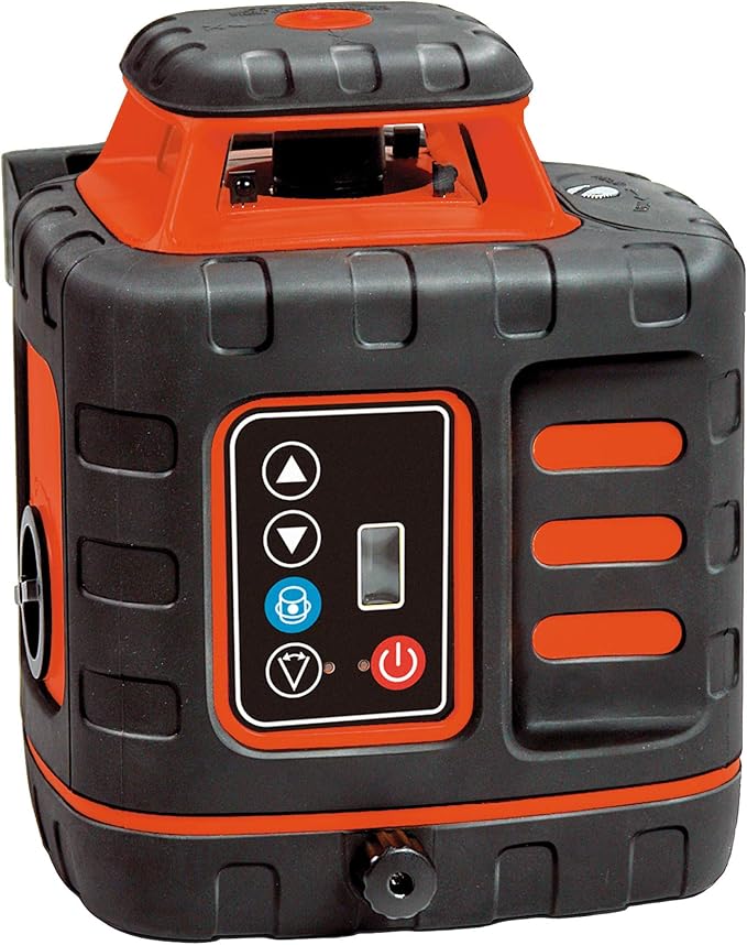 Johnson Level & Tool 99-027K Self-Leveling Rotary Laser System, 8.75", Red, 1 Kit,Orange