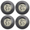 Mini Hygrometer Digital Thermometer Humidity Meter 4 Pack Hygrometer by WEIMELTOY