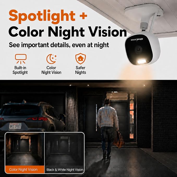 AlfredCam Plus 2 Smart Home Security Camera 2.5K, WiFi 2.4 & 5GHz, - Image 4
