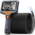 Teslong 50FT Sewer Camera, Dual Lens Borescope with Light, 4.3" HD Drain Plumbing Endoscope Inspection Camera, Home Waterproof Flexible in Wall Cam Pipe Tools, Snake Scope for Air Duct HVAC
