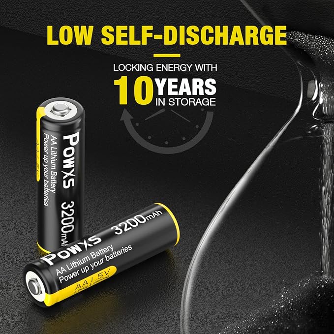 POWXS AA Lithium Batteries, Video Doorbell, Flashlight, Remote Control - Image 3