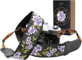 Padwa Lifestyle Purple Flower Camera Strap by PadwaLifestyleCameraStrap