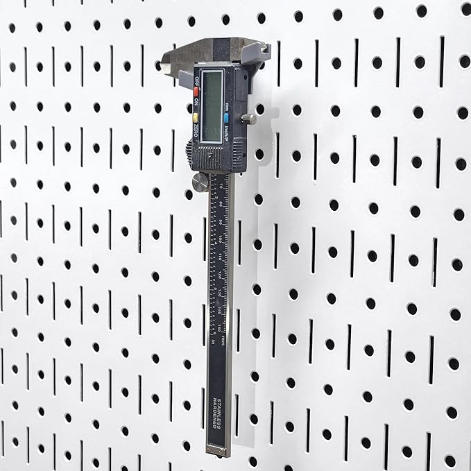 TROPEK 71-Piece Bracket Kit | Compatible with Wall Control | Assorted Hooks to hangscrewdrivers sockets Pliers Hammers Calipers Merchandise Scissors Paint Brushes for Tool Wall Organization