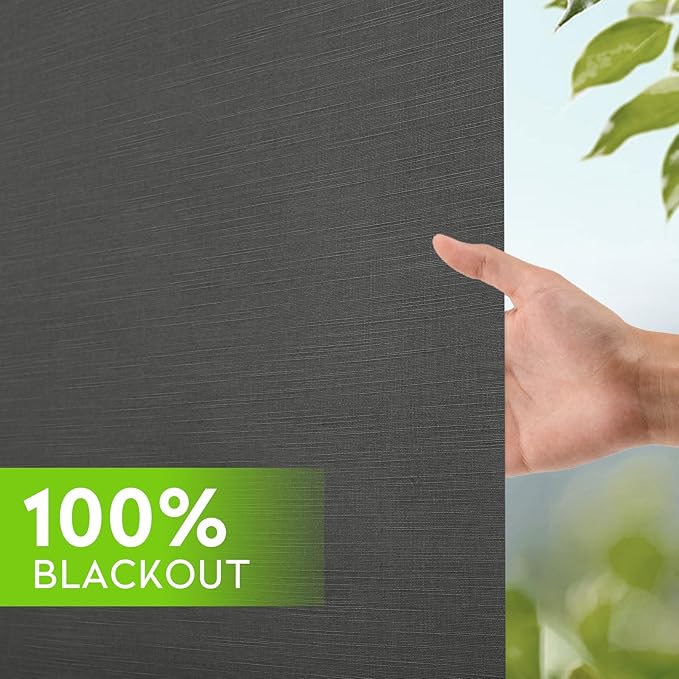 ZSHINE Motorized Blackout Window Blinds Customize Width Remote Control Wireless and Rechargeable Window Roller Shades for, Home, Office, Hotel, Club, Restaurant and Cinema(82028E)