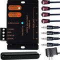 ENSIGEAR IR Repeater Kit, ir Repeater System, IR Remote Control Extender,Control 1 to 18Devices.Supports up to 100 Feet, Dual Sensors Receiver