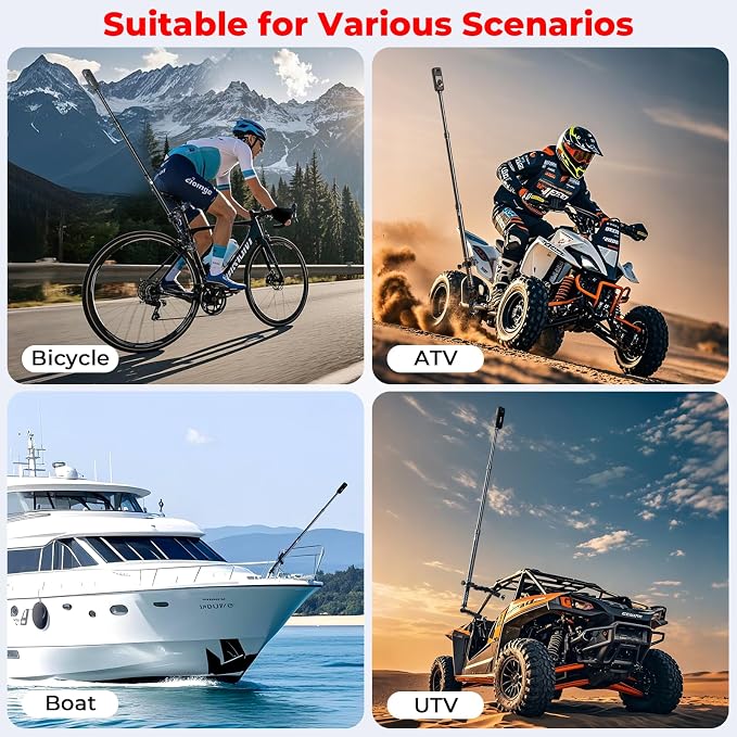 VAZESWIN Aluminum Alloy Motorcycle Camera Mount Kit - Image 7
