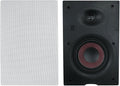 Rockville Pair WA658 240W in-Wall Speakers, 6.5" Kevlar Woofer, Silk Dome Tweeter, Magnetic Grilles, 3-Position Tweeter Control, 8-Ohm, for Home Theater & Whole-House Audio