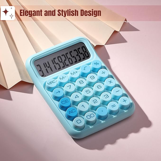 Mr. Pen- Mechanical Switch Calculator, 12 Digit Large LCD Display, Mechanical - Image 4
