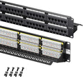 Cable Matters 48 Port Patch Panel Rackmount or Wall Mount 19-Inch by CableMatters