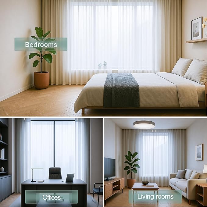 Takkicept Automatic Curtain Opener 2 Pack: Smart Electric Curtains Closer Robot with Remote Control｜No Drill Quiet Motor｜Compatible for Roman Rods, T & U Tracks｜Long-Lasting Battery for Bedroom & Home