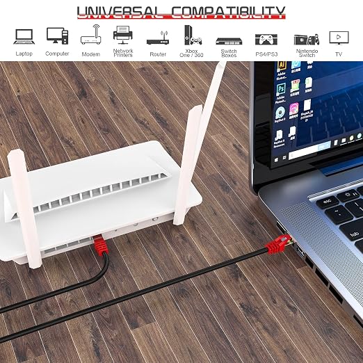 Cat 8 Ethernet Cable 20 ft, 1.5ft 6ft 10ft 20ft 25ft 30ft 75ft 100ft 150ft - Image 5