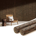 OUZUGIE 2 Pack 96x24 Inch Natural Bamboo Wall Panel – Brown Burned Pole Wrap Paneling for Walls, Ceilings, Cabinets, Furniture – Ideal for Bedroom, Living Room & Office DIY Decor
