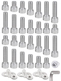 40 Pieces 1/4 Inch Screw Camera Accessories, Camera Screws Mount Set by Homeet