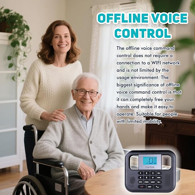 Supplemental PP Unit for Two-Way Voice Intercom System with UT-001 (Cannot Work Alone, Needs to Work Together with FP Unit)