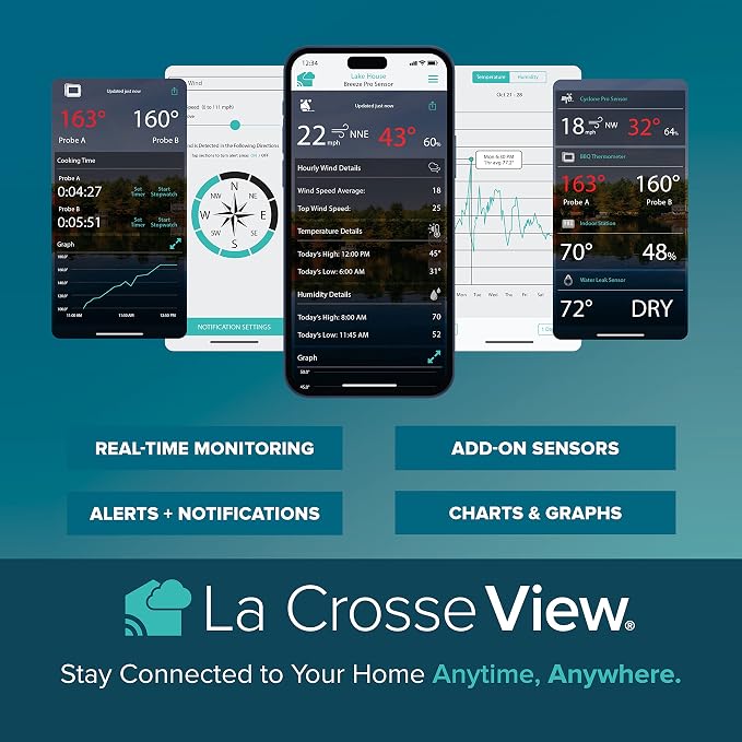 La Crosse Technology Professional Smart Wi-Fi Weather Station - Image 6