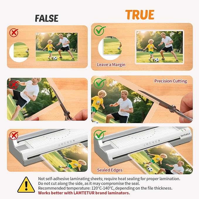Lamtetur Thermal Laminating Pouches 9" x 11.5" Inches,Holds 8.5 x 11 Inch Sheets,3Mil 200Pack Laminate Films,Laminator Sheets,Letter Size Laminate Papers,Clear Lamination Sheets(75Mic-200sheets)