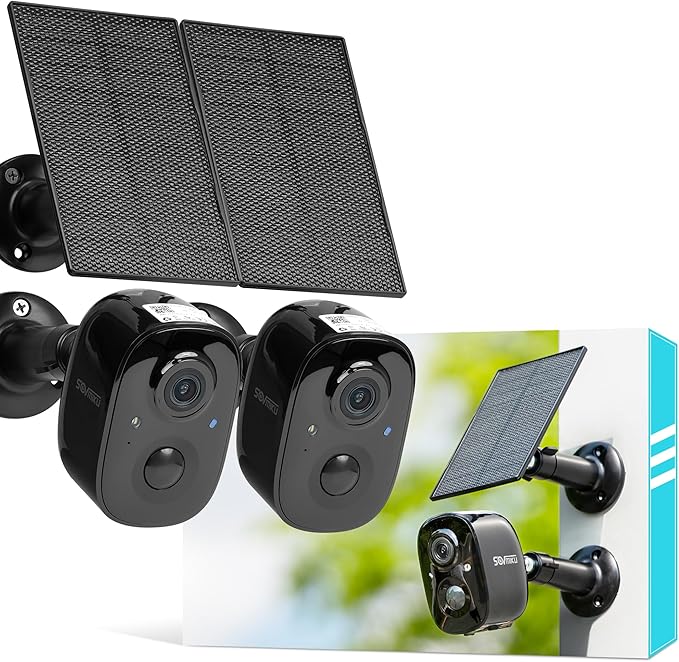 Vicohome 2G6B Best 2K Solar Security Camera Wireless Outdoor System, No NVR by sovmiku