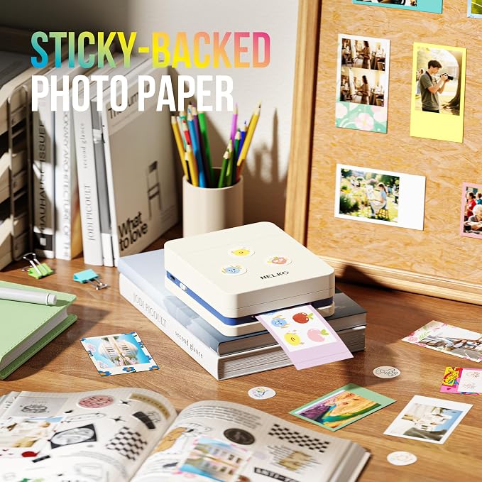 Nelko PP01 Instant Smartphone Photo Printer, Portable Mini Color Wireless - Image 5