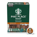Starbucks K-Cup Coffee Pods, Medium Roast Hot or Iced Coffee, Pike Place Roast, 22 Keurig Pods