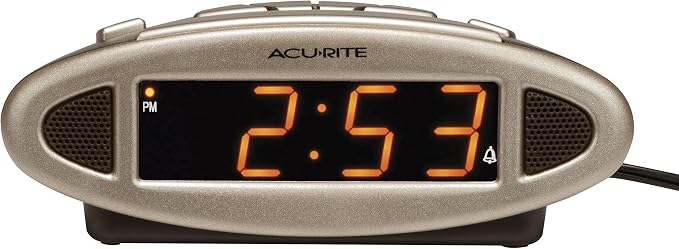AcuRite 13027A Intelli-Time Digital Alarm Clock by AcuRite