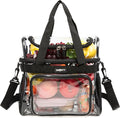 J.CARP Clear Bag Heavy Duty Backpack Durable Transparent See Through Bag by JCARP