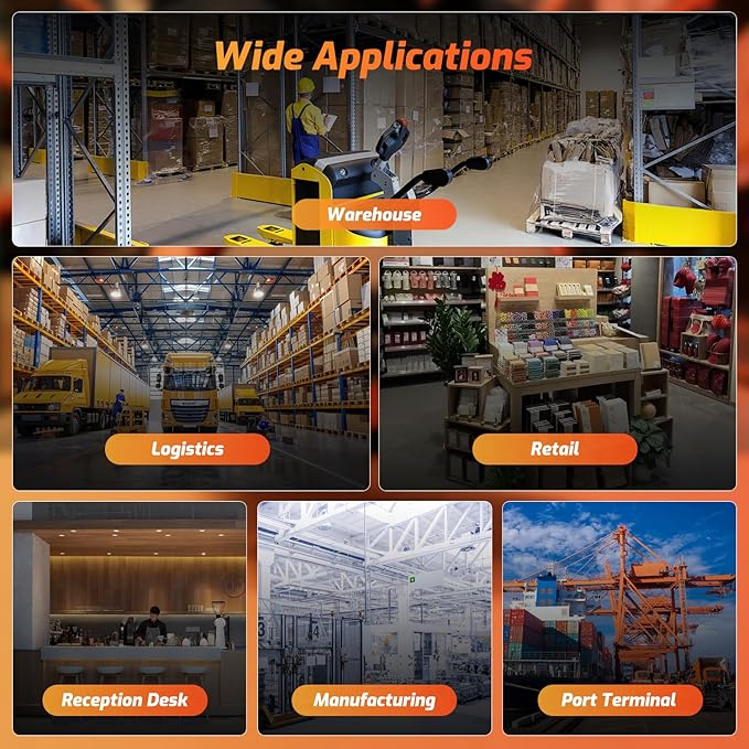 NETUM Android 14 Handheld Barcode Scanner Mobile Computer, Q900 with Honeywell HS7 Engine, 1D/2D Scanning, 5.99" HD Touchscreen, Wi-Fi & 4G LTE – Ideal for Warehousing, Logistics & Asset Tracking
