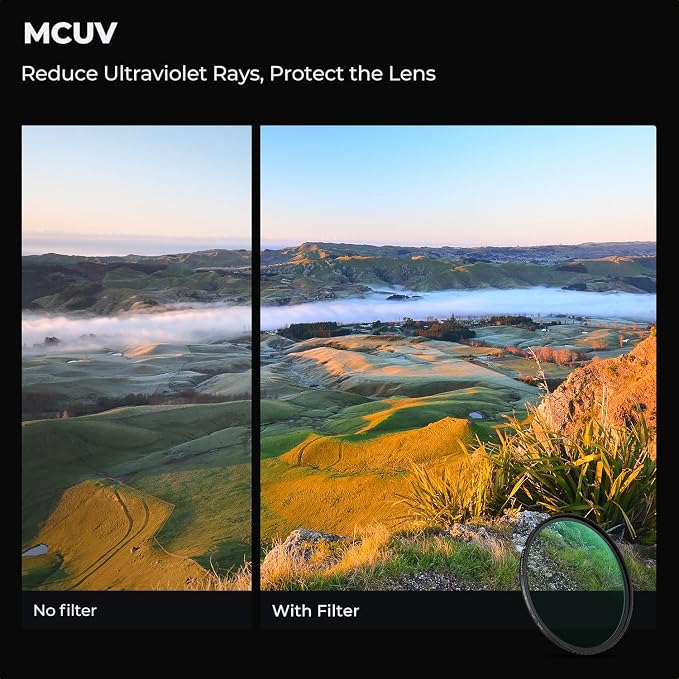 K&F Concept 62mm UV/CPL/ND2-400 Lens Filters Kit-18 Multi-Layer Coatings - Image 3
