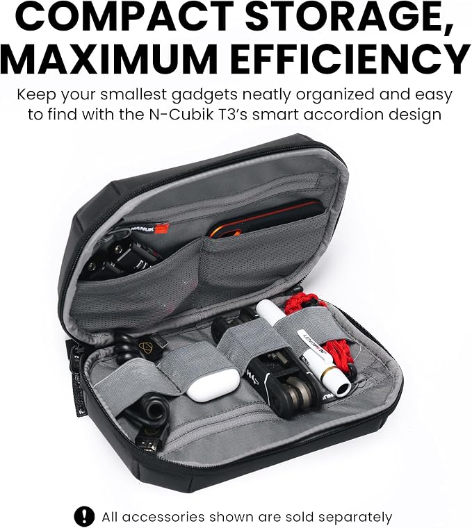 NANUK N-Cubik T3 Camera Bag Insert – Water-Resistant Hard-Shell Pouch – - Image 2