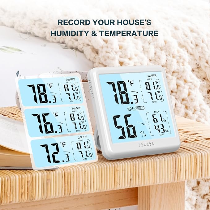 DOQAUS Digital Hygrometer Indoor Thermometer - Image 5