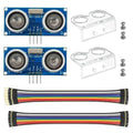 WWZMDiB 2 Pcs HC-SR04 Ultrasonic Sensor Module Compatible by WWZMDiB