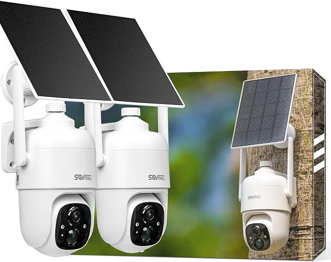 Vicohome 2CQ1 AI 2K Solar Security Camera Wireless Outdoor, Battery Powered by sovmiku