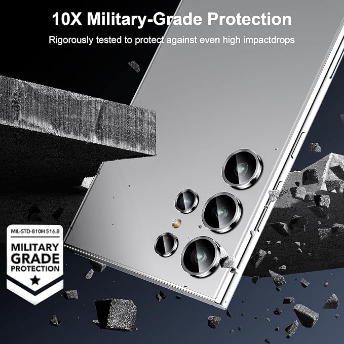 WSKEN for Samsung Galaxy S24 Ultra Camera Lens Protector, Ultra Thin Scratch - Image 4